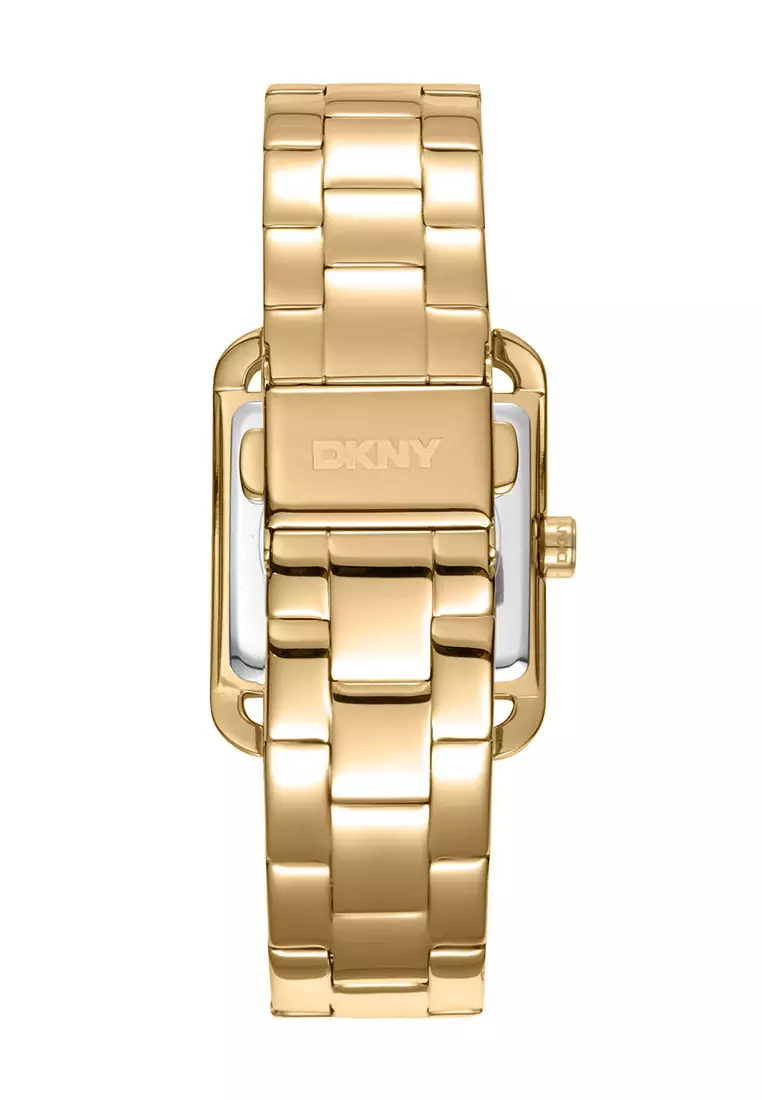 DKNY City Glitz Gold Stainless Steel Analog Quartz Watch For Women DK1L003M0025