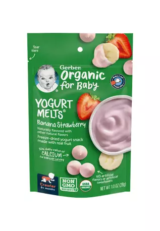 Gerber yogurt blends top banana