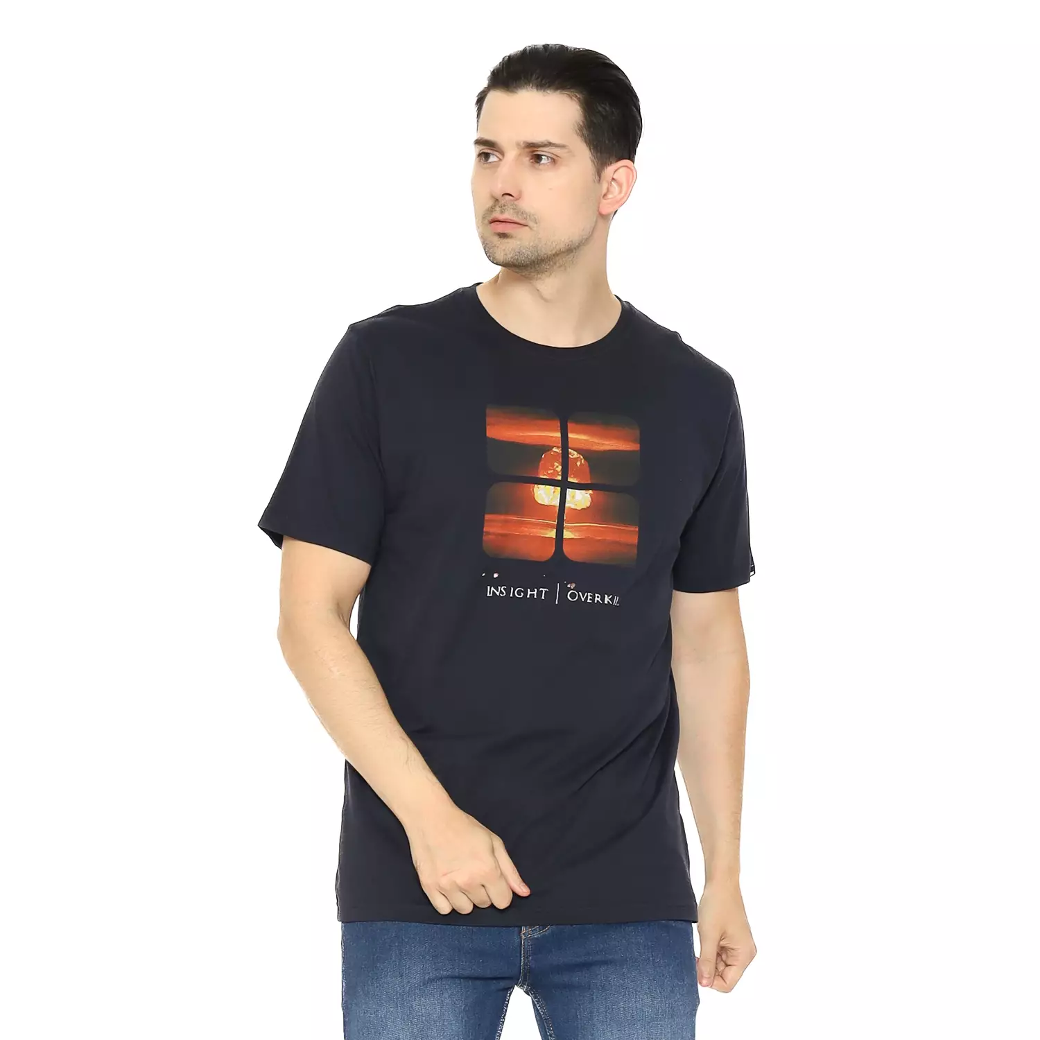 Insight Kaos Lengan Pendek Pria Overkill Men Tee Planet Surf
