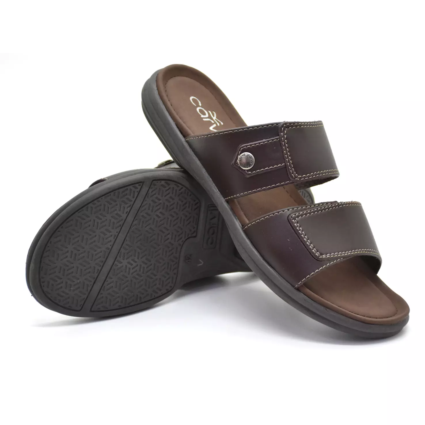 Carvil Sandal Pria Carlisle-02 M Dark Brown