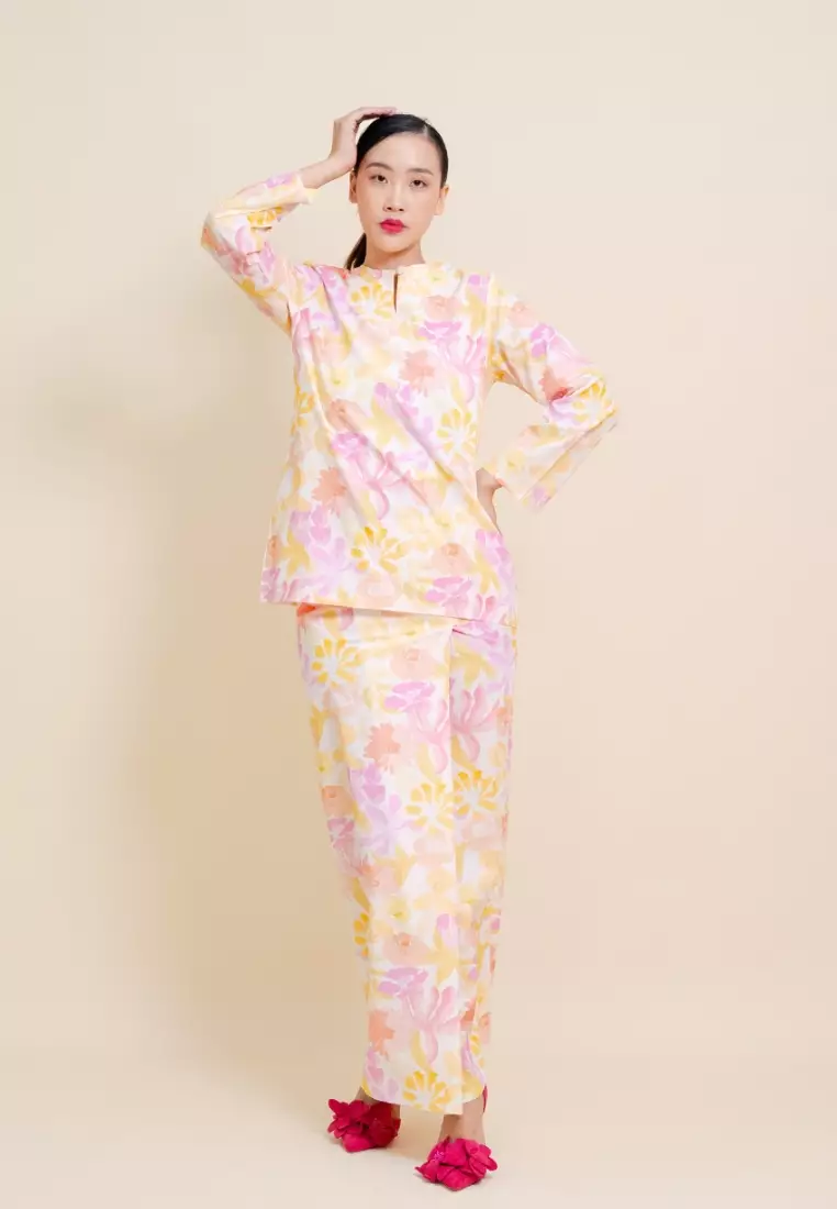 Bayu Somerset Calanthe Kurung in Pink