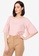 ZALORA WORK pink 100% Recycled Polyester Dolman Blouse AD8B1AA3D94D0FGS_1