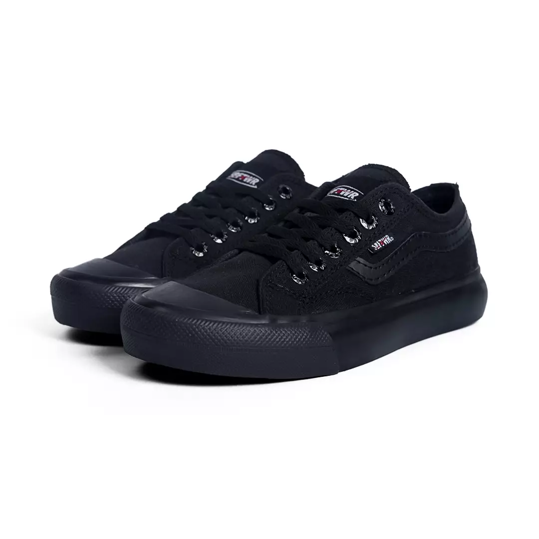 SABA Veloz Low All Black - Sepatu Sneakers Casual Pria Wanita