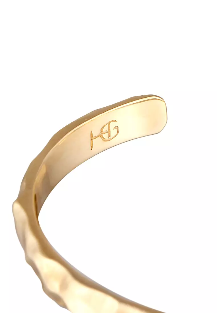 EXCLUSIVE Gelang Perhiasan Perak 925 Pria Bangle Everyday Gold Plated