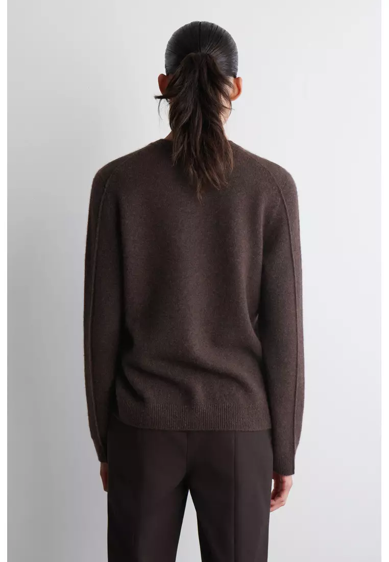 CASHMERE CREW-NECK JUMPER