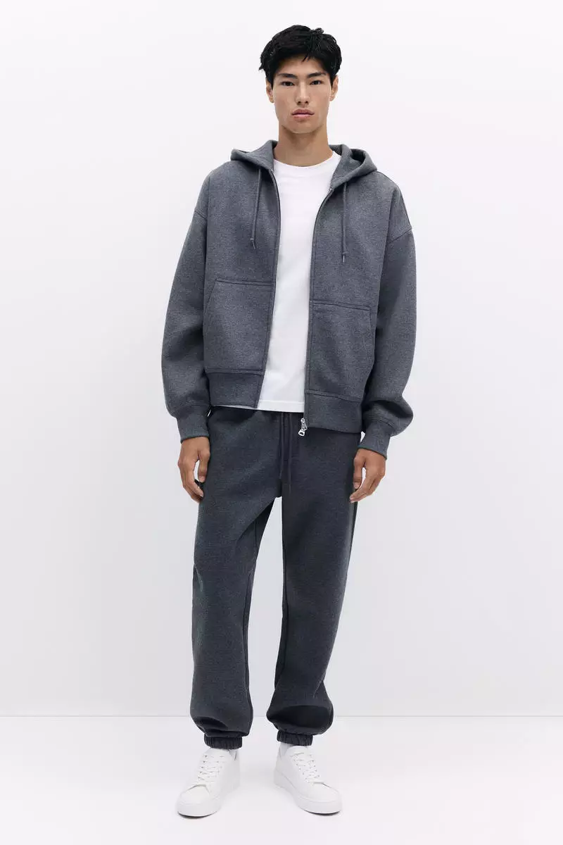 Oversized Fit Zip-through hoodie