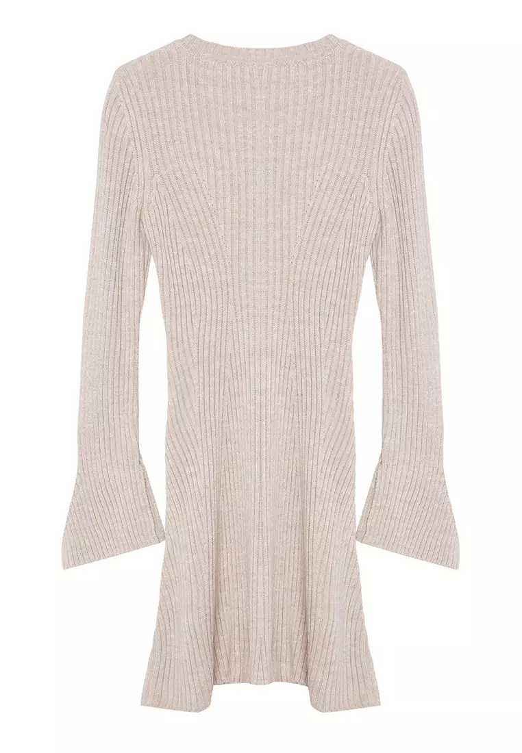 Stone Mini Knitwear A-Line Form Dress Twoaw25El00030