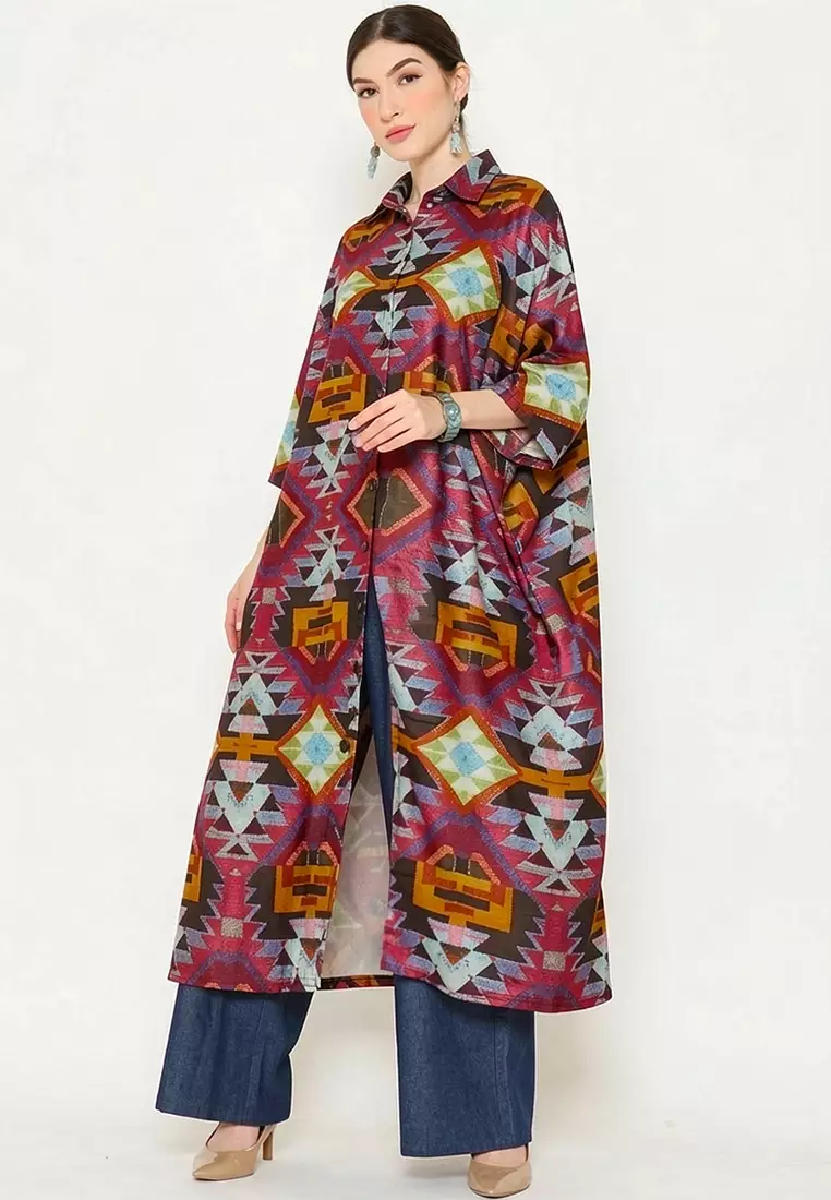 Kanzi Collared Kaftan