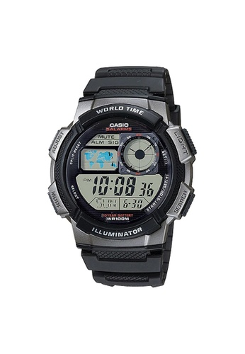 CASIO black Casio Sports Digital Watch (AE-1000W-1B) AD9A3AC2974FCCGS_1