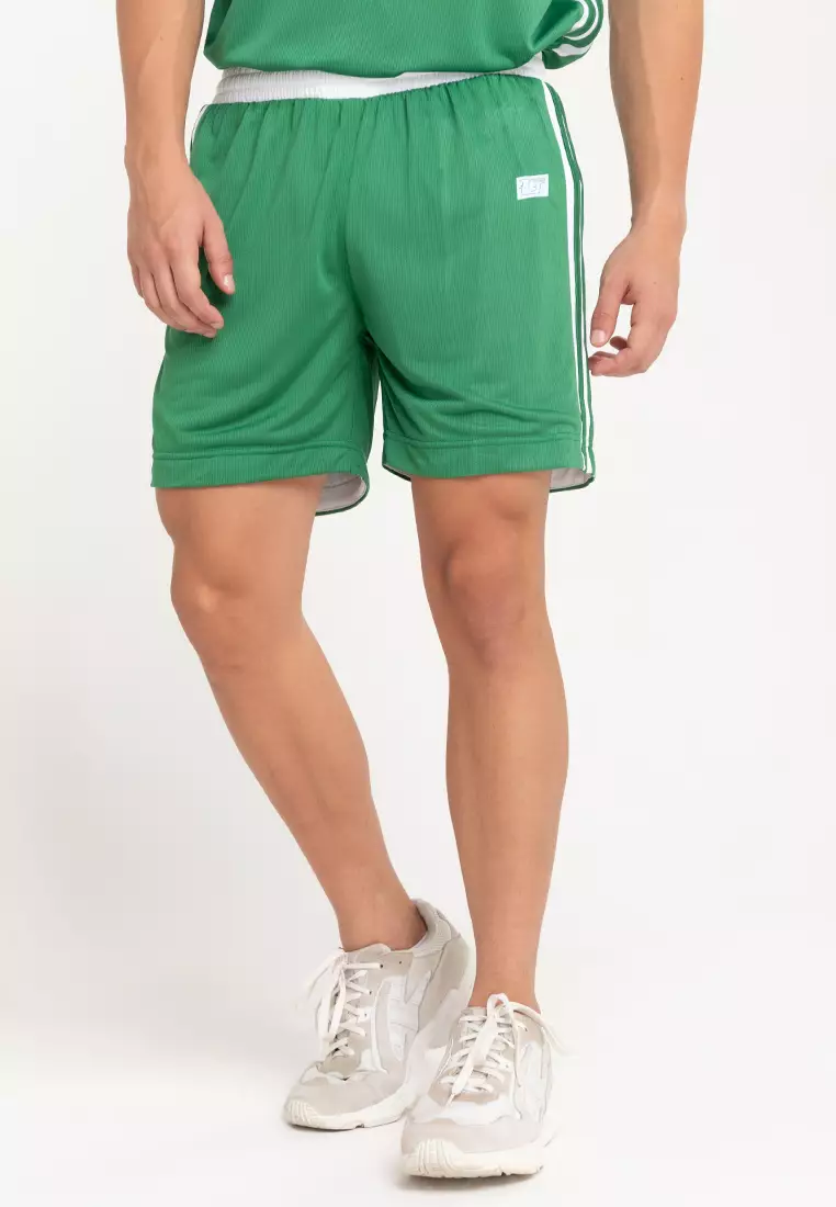 Green outlet jersey shorts