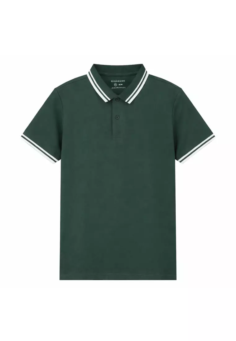 Men's Cotton Lycra Short Sleeve Slim Polo 01015018