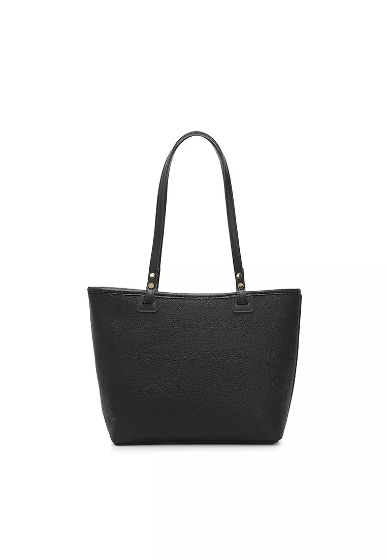 Women's Tote Bag / Shoulder Bag / Top Handle Bag - Black