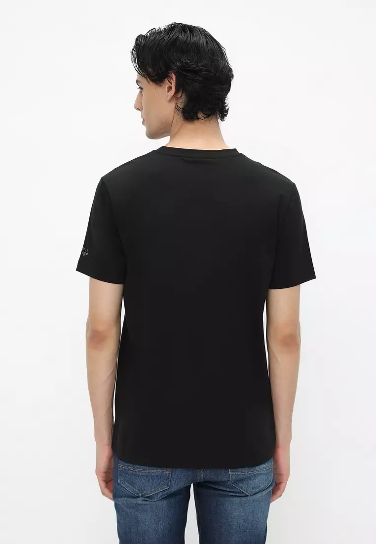 RBJ T-Shirt Cotton Spandex Emboss Pria 2482370761