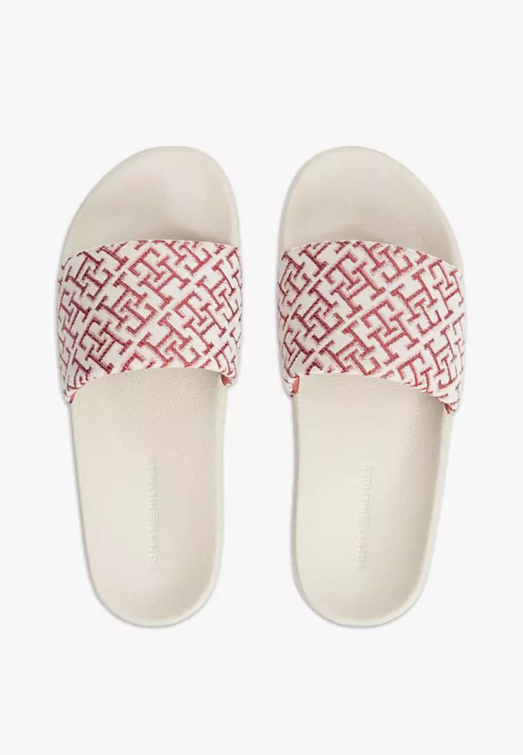 Jual Tommy Hilfiger Tommy Hilfiger - TH MONOGRAM POOL SLIDE Original ...