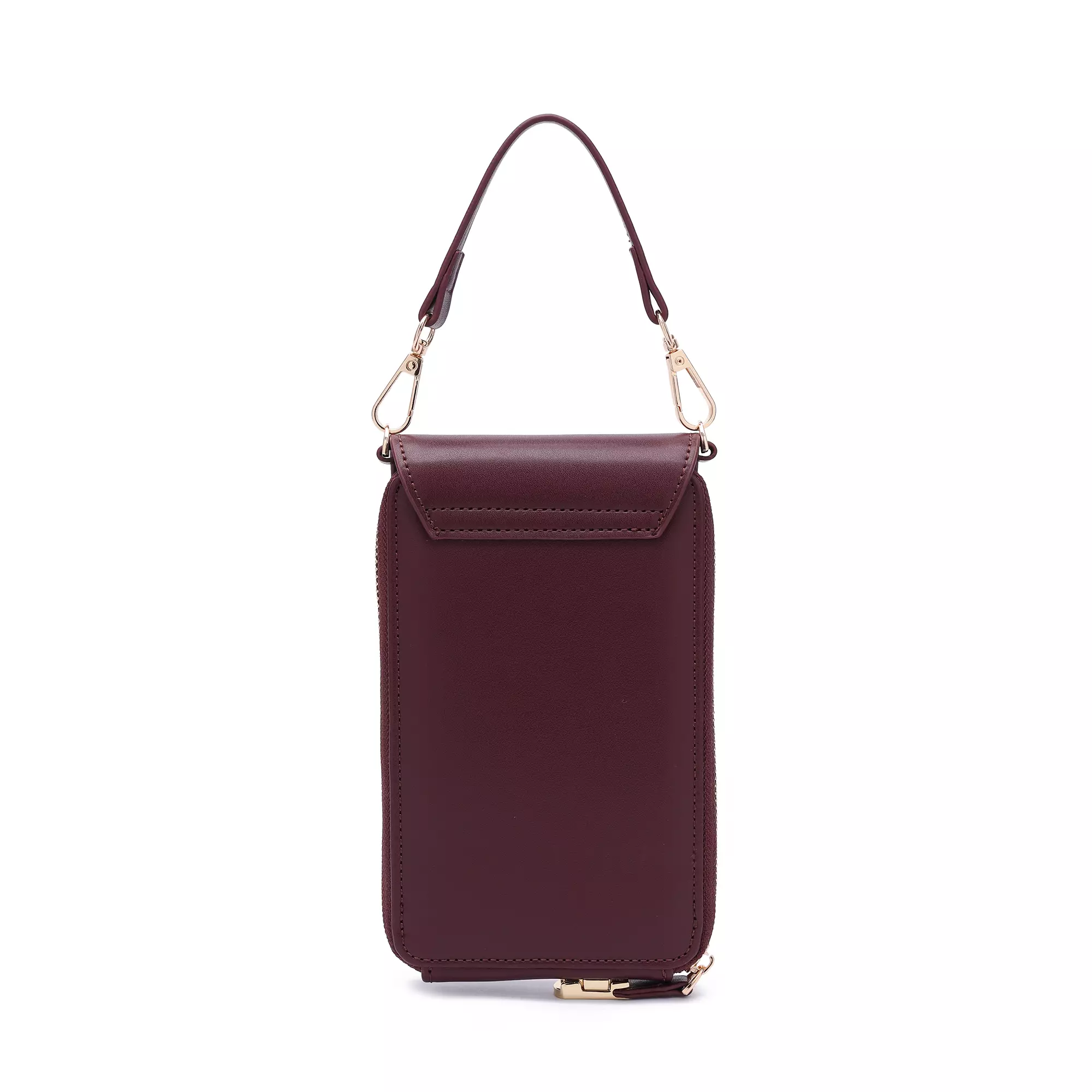 En-ji Yoria Wallet Wanita Warna Burgundy