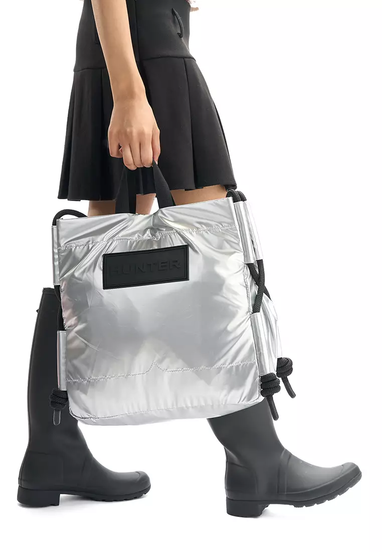 HUNT☆Travel Ripstop Tote - Silver Foil Buy Hunter Boots TRAVEL RIPSTOP TOTE 2025 Online | ZALORA