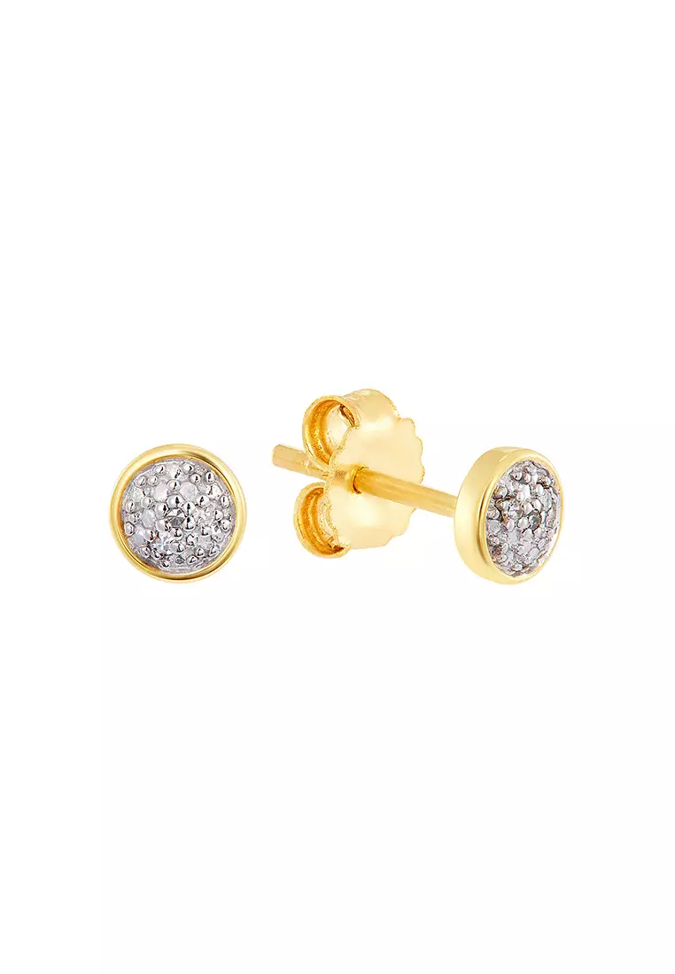 Gold cheap diamond tops