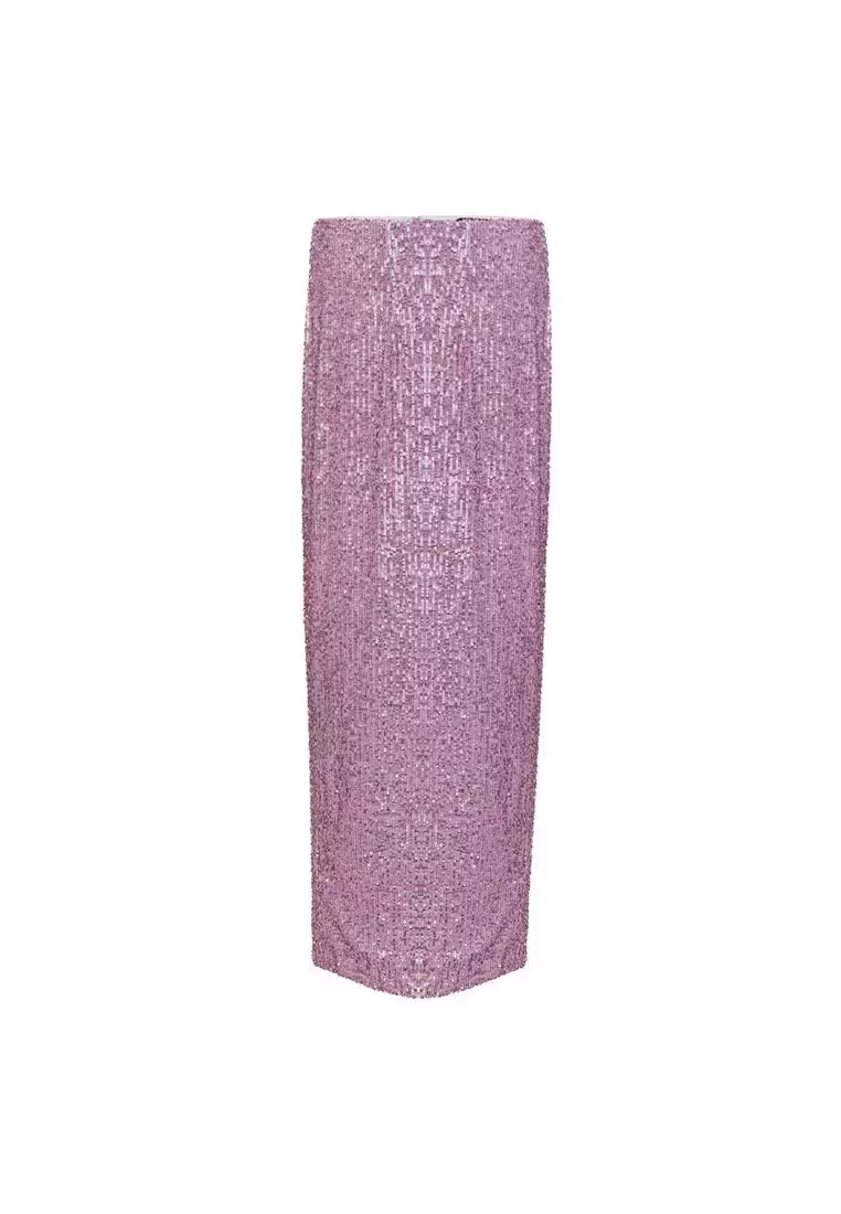 Buy Tom Ford Long Sequin Pencil Skirt with Back Slit 2025 Online