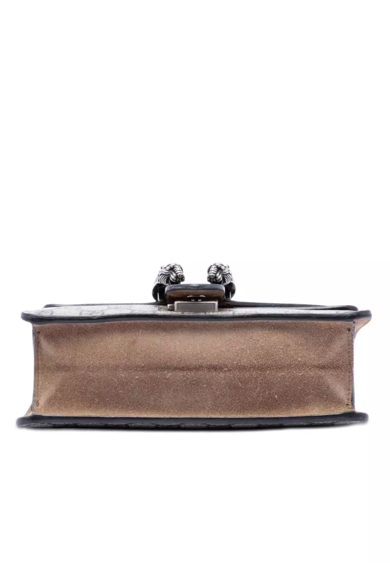 Pre-Loved Gucci Small Gg Supreme Dionysus Crossbody