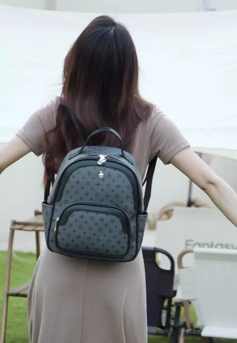 Women's Monogram Backpack - Black