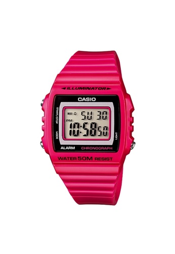 CASIO pink Casio Standard Digital Watch (W215H-4A) 2128FACE0BF6B7GS_1