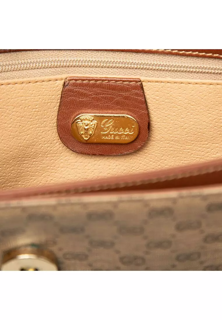 Pre-Loved Gucci Micro Gg Supreme Shoulder Bag