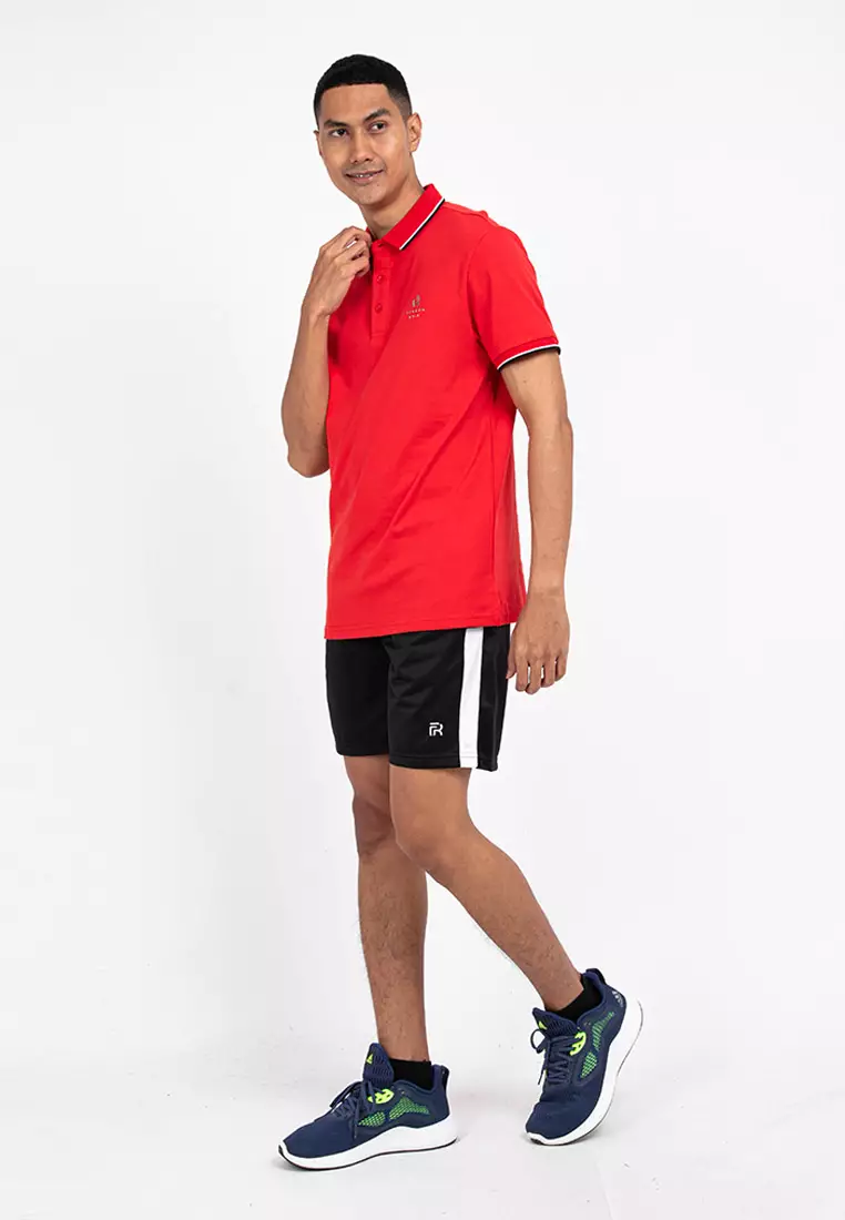 Forest Premium Weight Cotton Polo Tee 220gsm Interlock Knitted Polo T Shirt | 23761-51Red