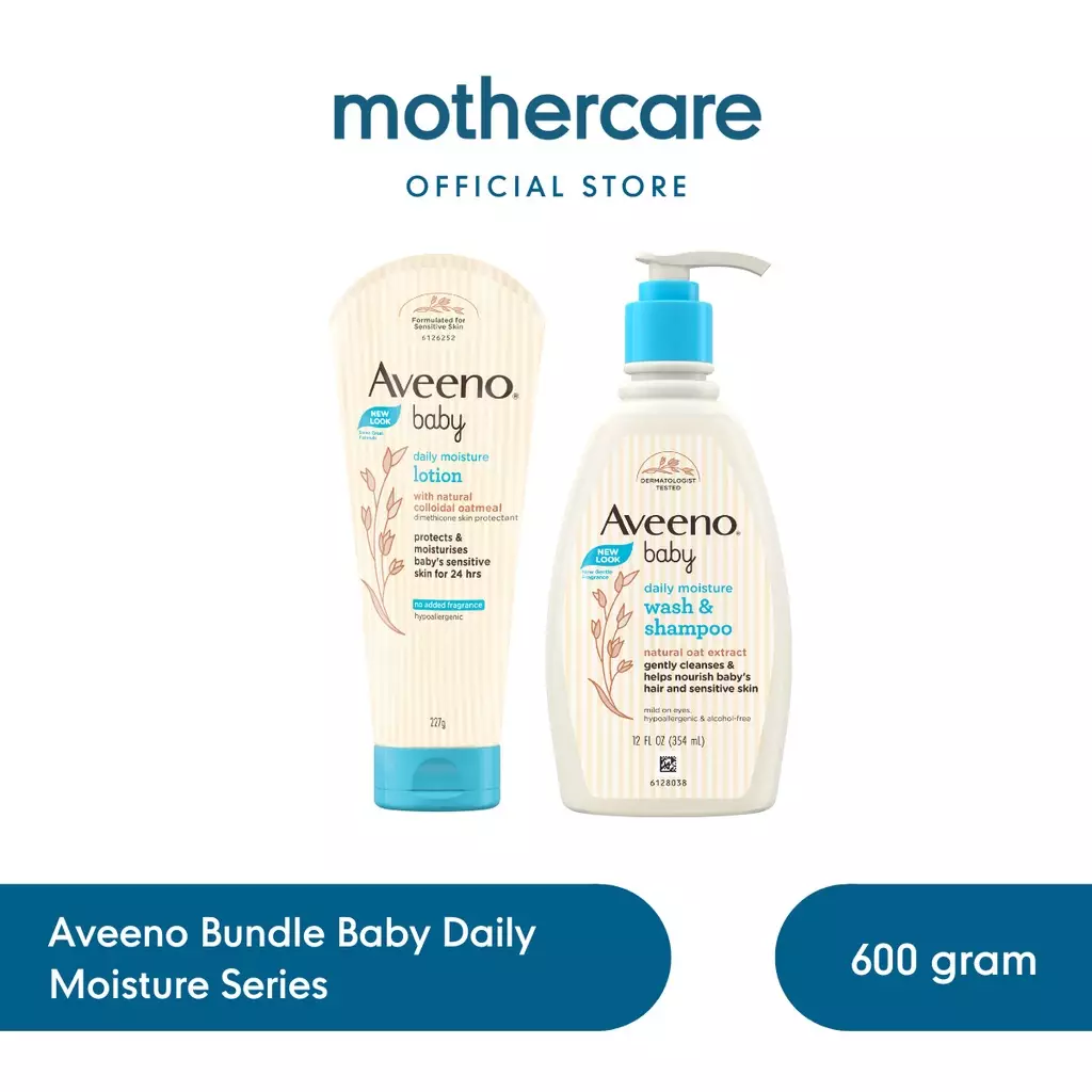 Aveeno® Baby Daily Moisture Lotion Moisturize Series - Losion Pelembap Bayi BPOM