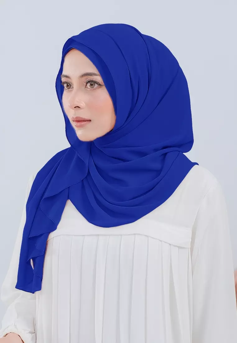 HIJAB INSTAN LUBNA - ROYAL BLUE