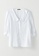 LC WAIKIKI white and beige Baby Collar Self Patterned Viscose Women's Shirt 2470EAA75F0CF5GS_5
