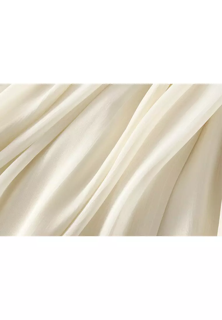Summer Pearl Lightweight Maxi Skirt AF9818