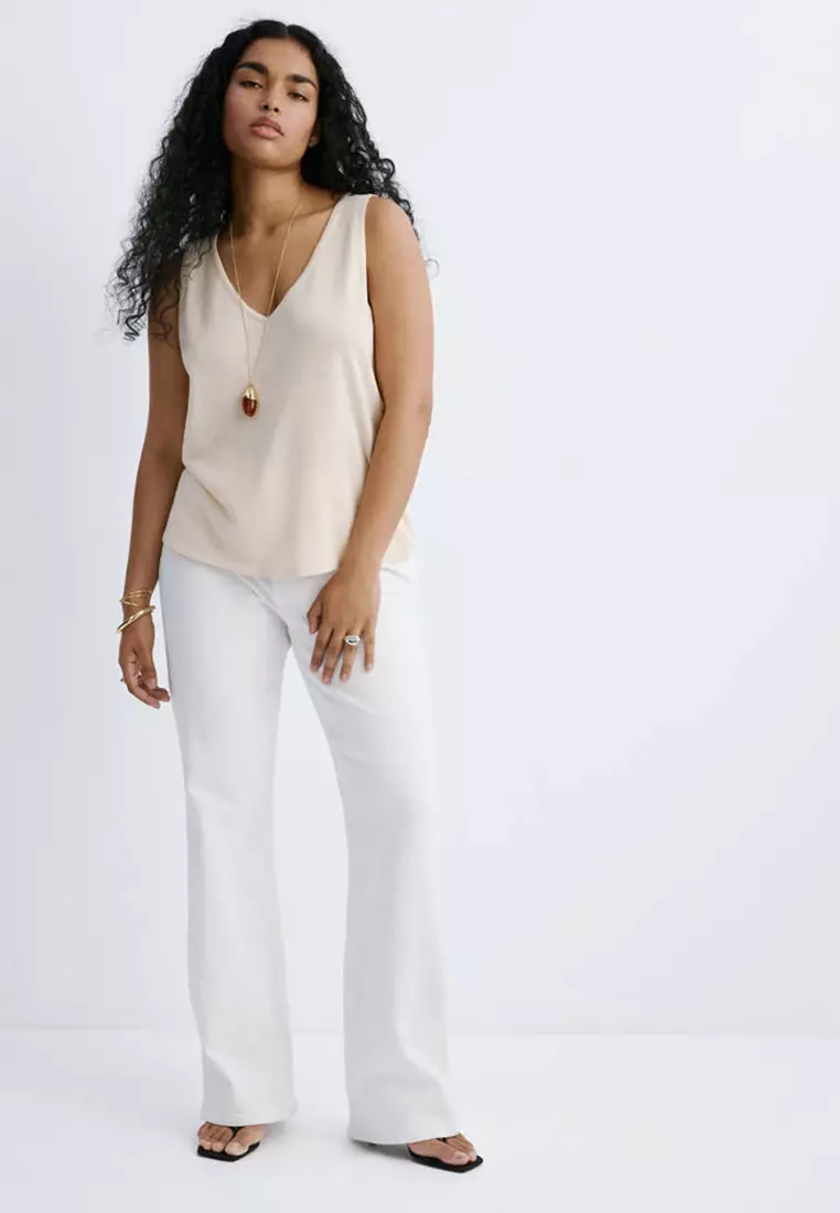 V-Neck Knit Top