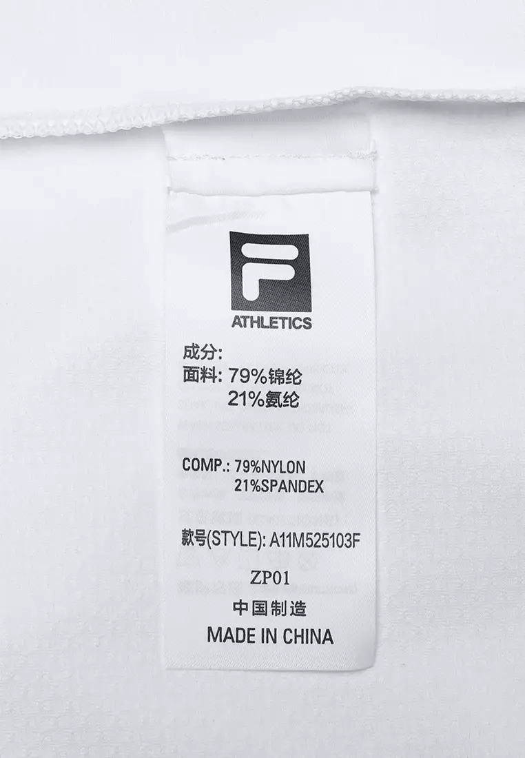 FILA CORE ATHLETICS GOLF STATELY FLORAL Men Polo T-shirt (Black / Light Khaki / White)