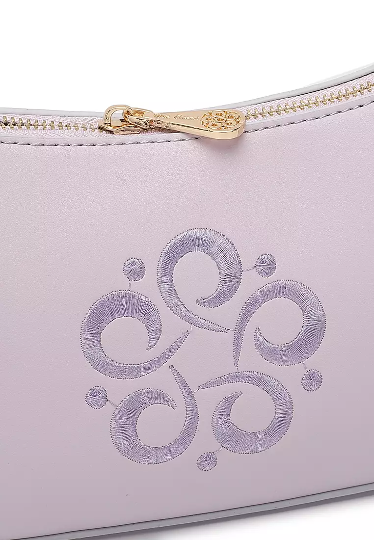 Women's Top Handle Bag / Sling Bag / Shoulder Bag (Tas Tangan / Tas Selempang / Tas Bahu Wanita) - Ungu