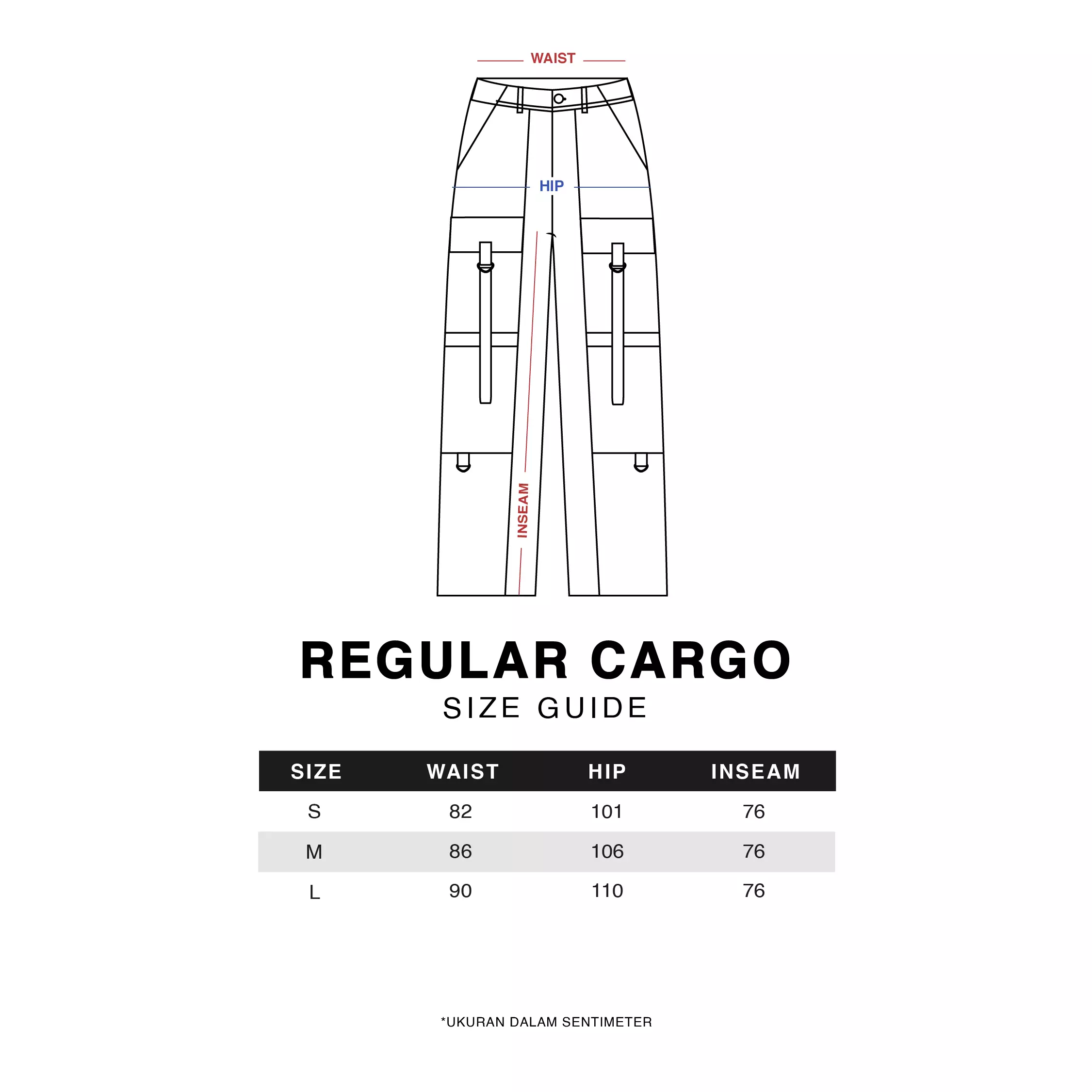 Celana Cargo Wanita  Lily Cream