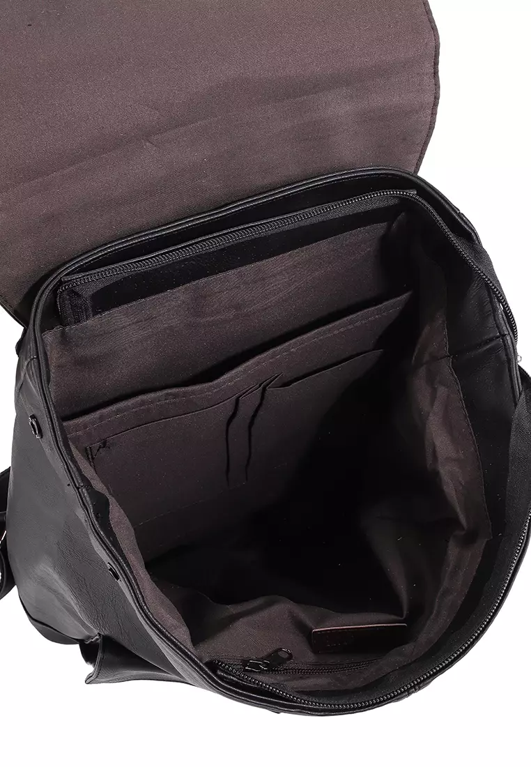 Distressed Leather Hitch Backpack