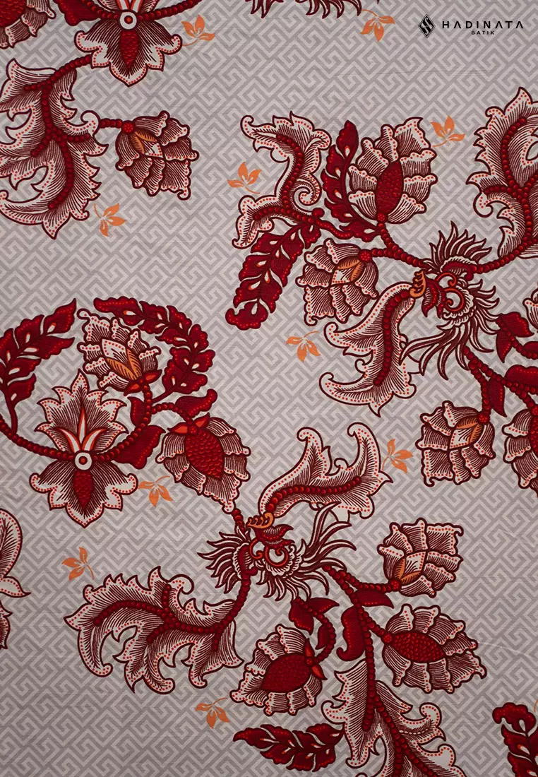 Hadinata Batik Premium Kain Katun Superfine Gracika Red