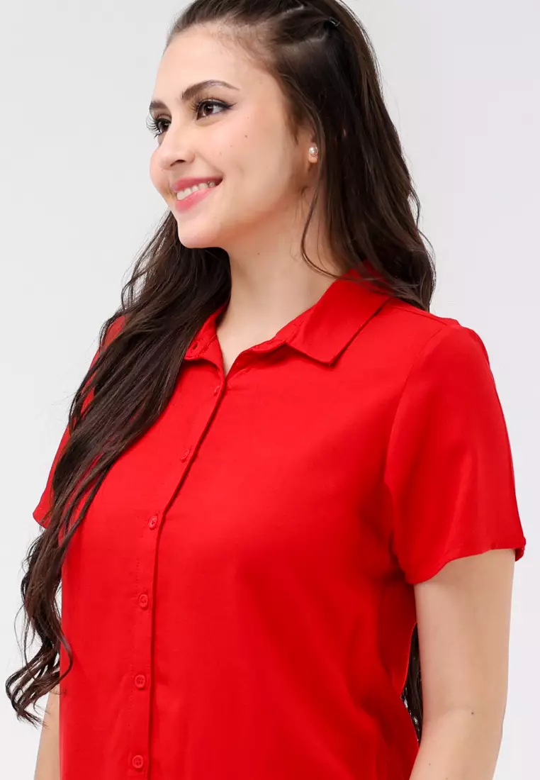 Boldtwill Rayon Short Sleeves Blouse
