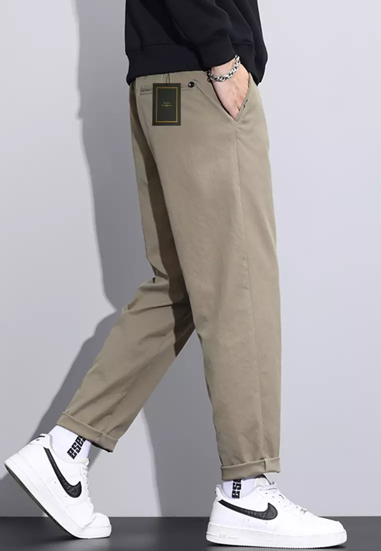 Tapered Mid Waist Suit Pants AY-L9875