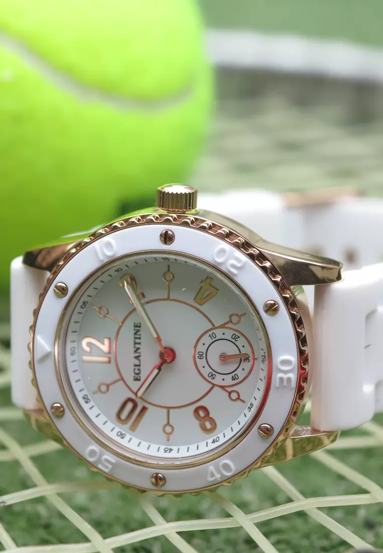 Buy EGLANTINE EGLANTINE Vanessa Ladies Pink Gold Plated Steel