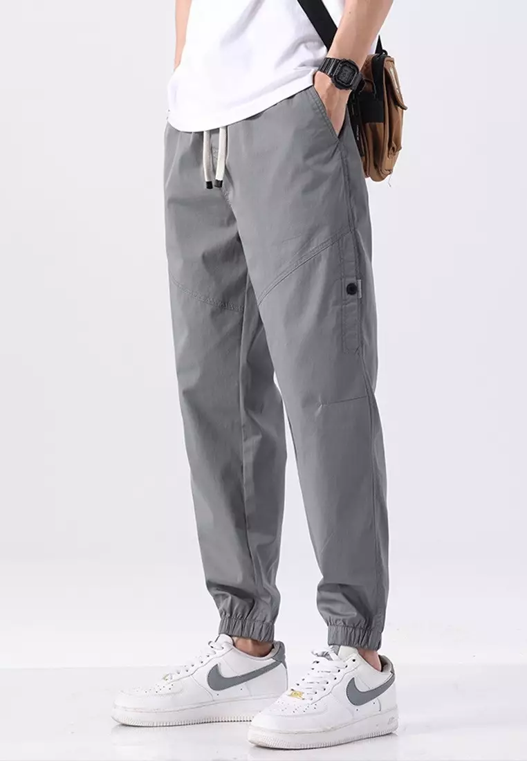 Drawstring Slim Jogger Pants