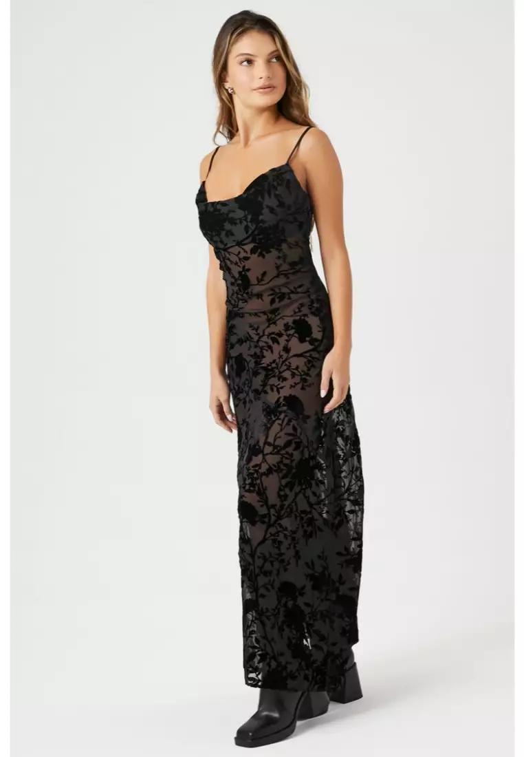 Floral print maxi dress forever best sale 21