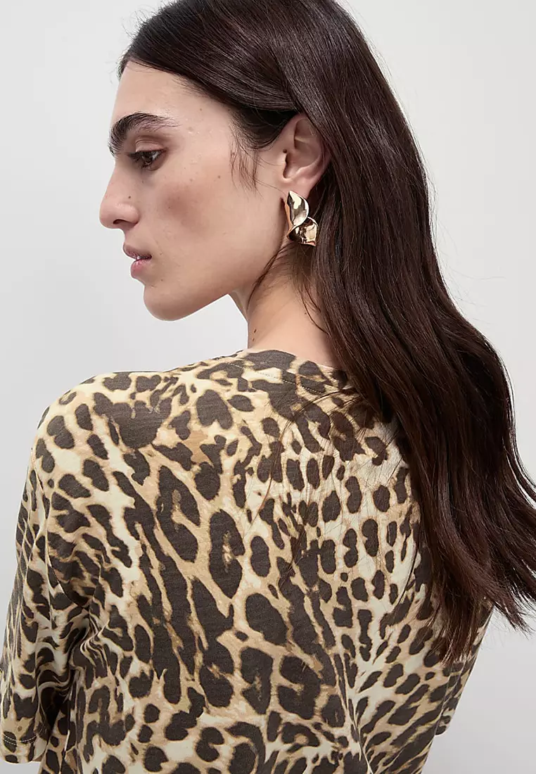 Cotton Modal Blend Printed T-Shirt