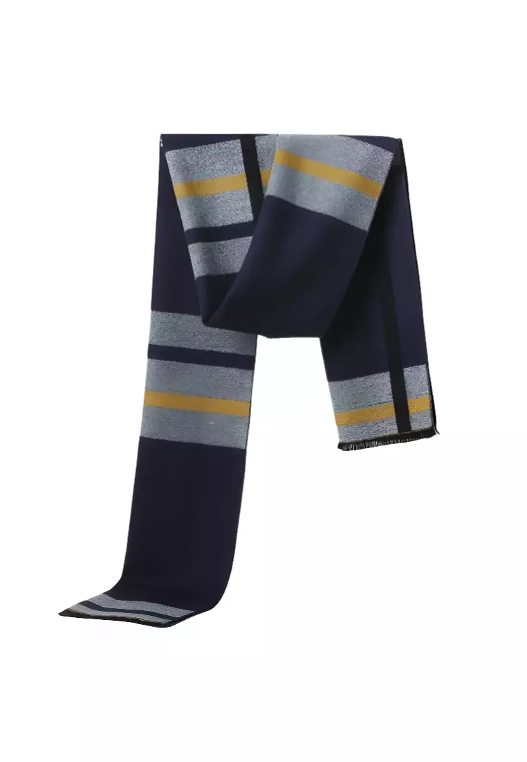 Men's Warm Scarf for Autumn and Winter - Thick Korean Style Long, Versatile Scarf