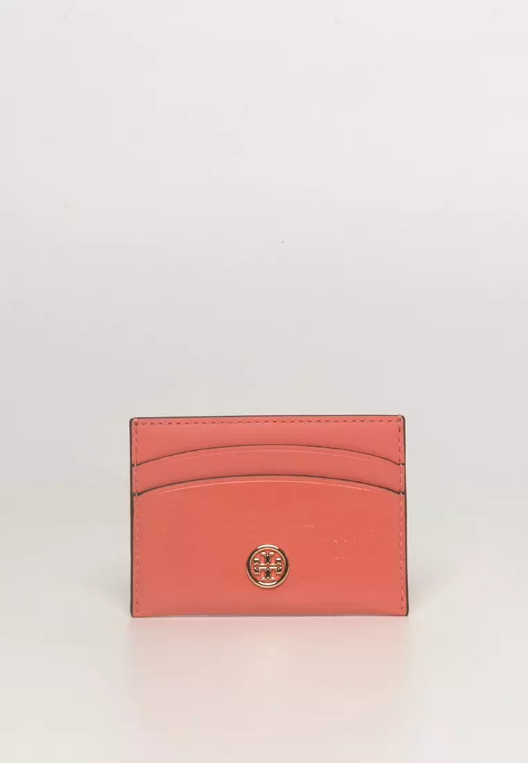 Tory burch robinson card case outlet
