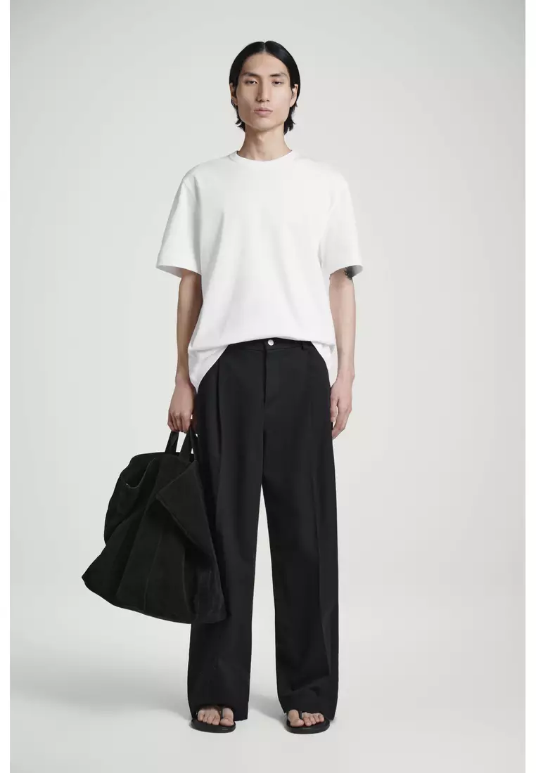 INTERLOCK COTTON CREW-NECK T-SHIRT