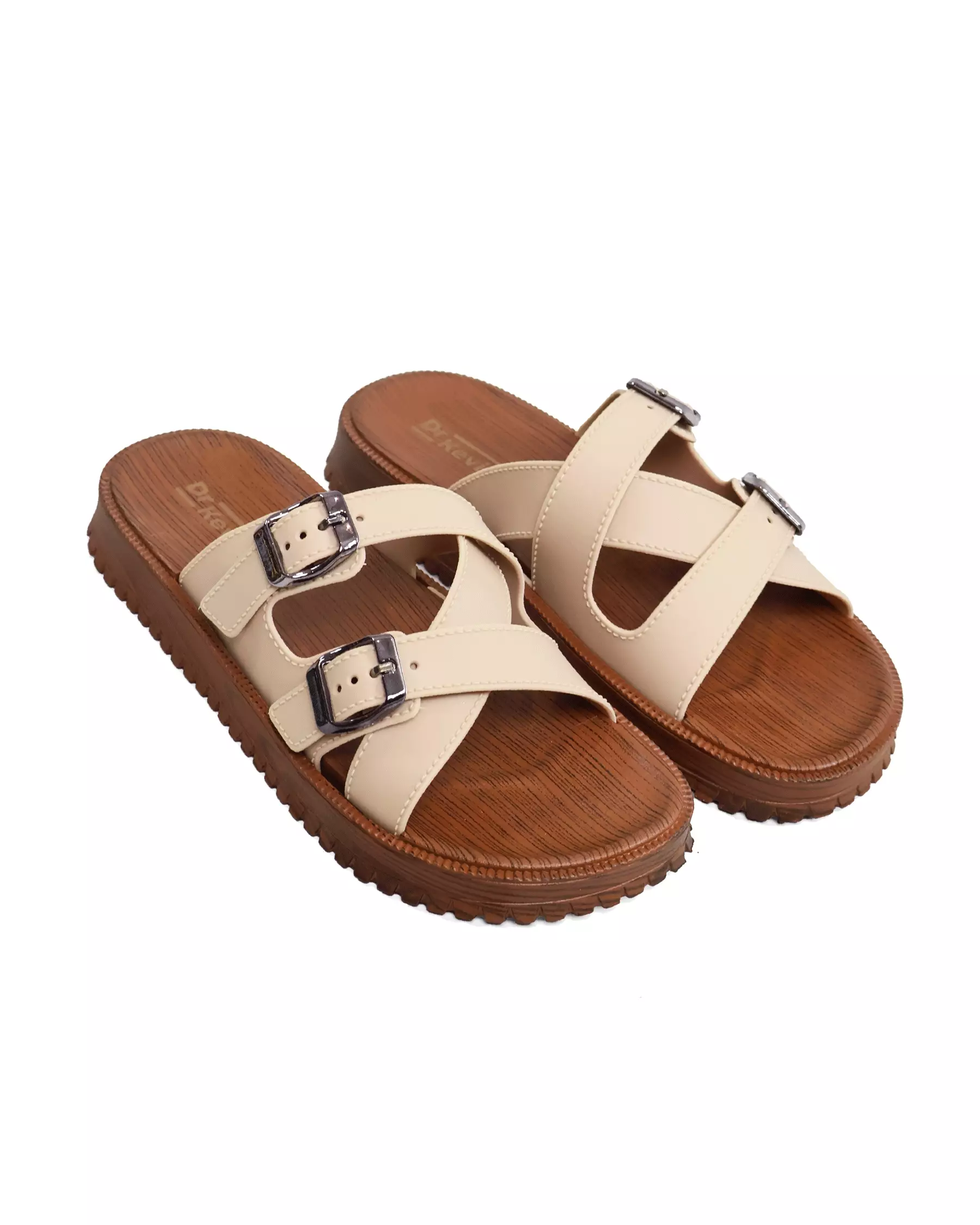 Dr. Kevin Sandal Selop Wanita Hak Rata Flat Sandals 571-148