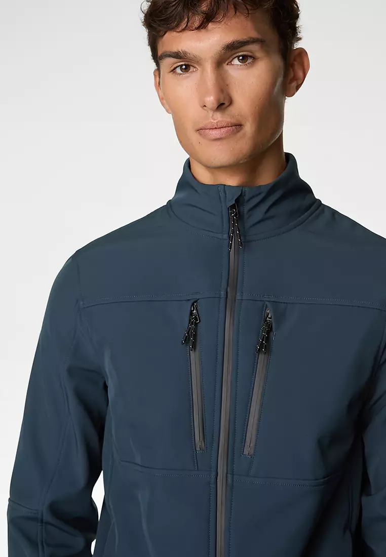Softshell Funnel Neck Jacket With Stormwear