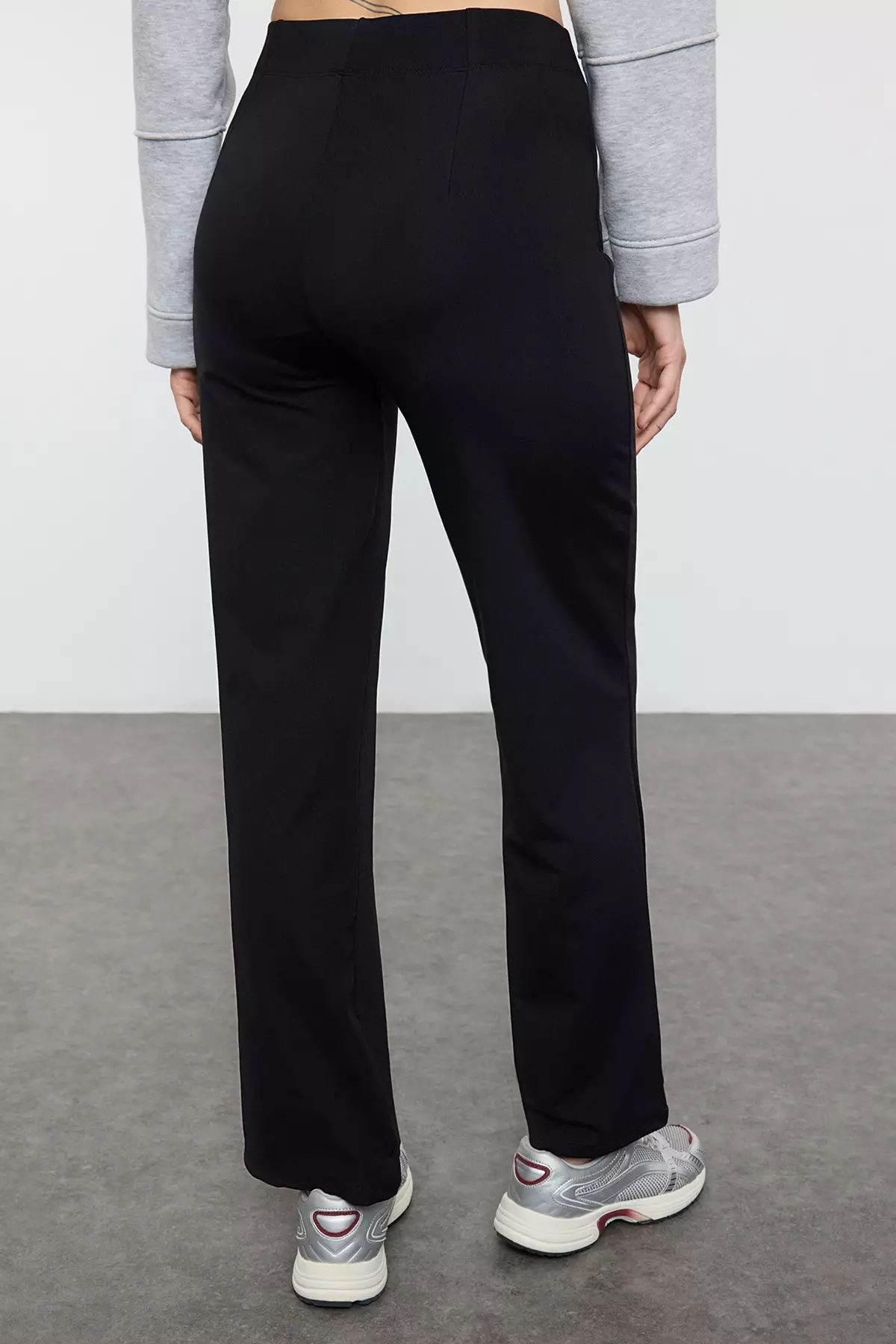 Winter Diver/Scuba Fabric Knitted Sports Sweatpants With Black Warm Underwears Thmaw25Ea00009