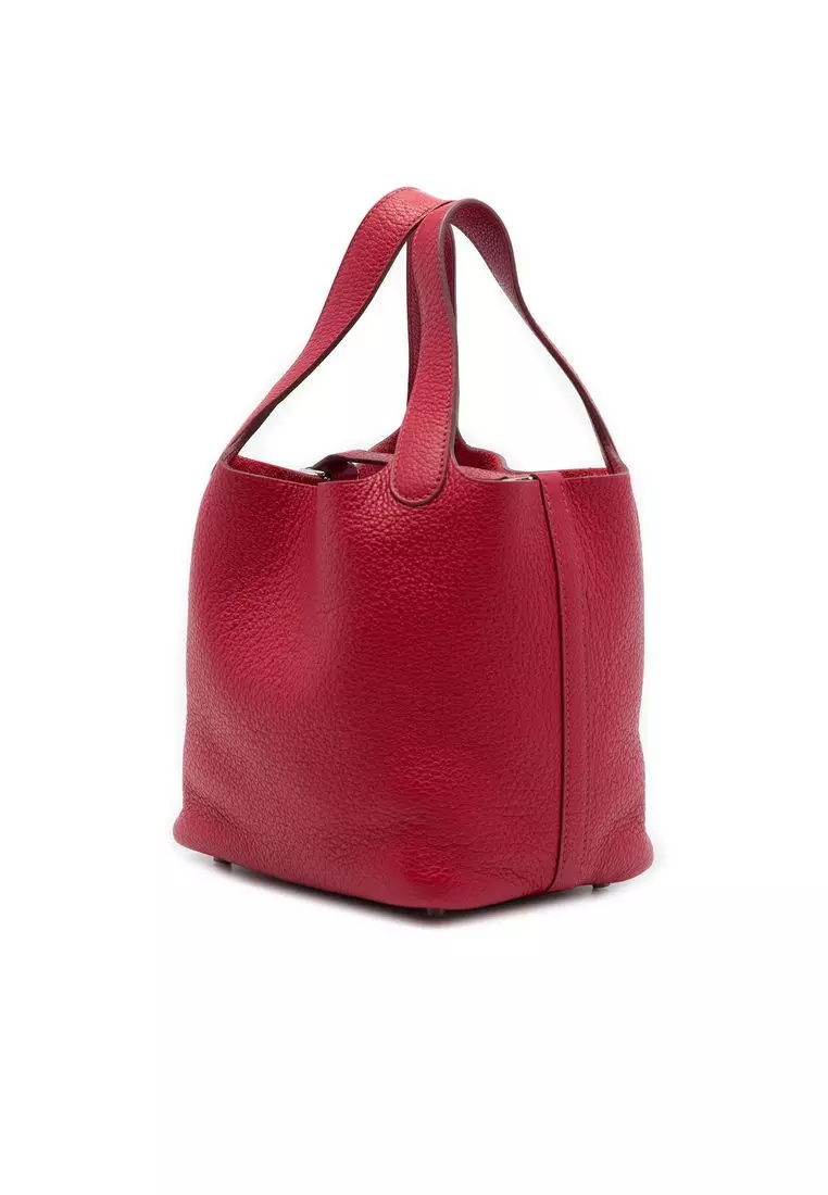 Pre-Loved Hermès Clemence Picotin Lock 18